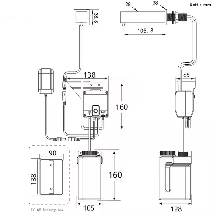 STF-SD032 Chrome Soap Dispenser