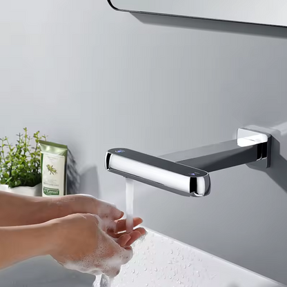 STF-012 Titanic Chrome Touchless Faucet and Sensor Soap Dispenser