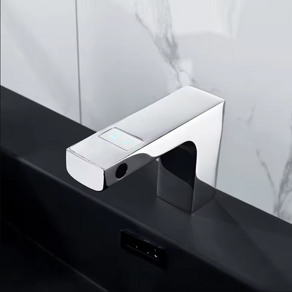 STF-009 Titanic Chrome Touchless Faucet and Sensor Soap Dispenser