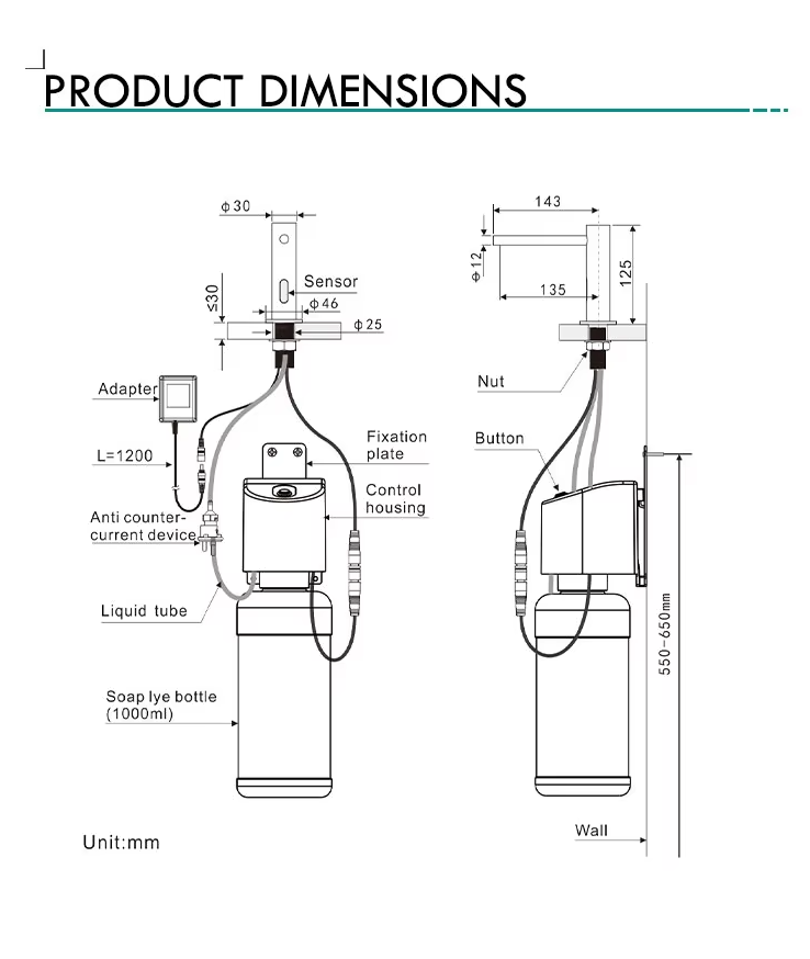 STF-SD023 Chrome Soap Dispenser