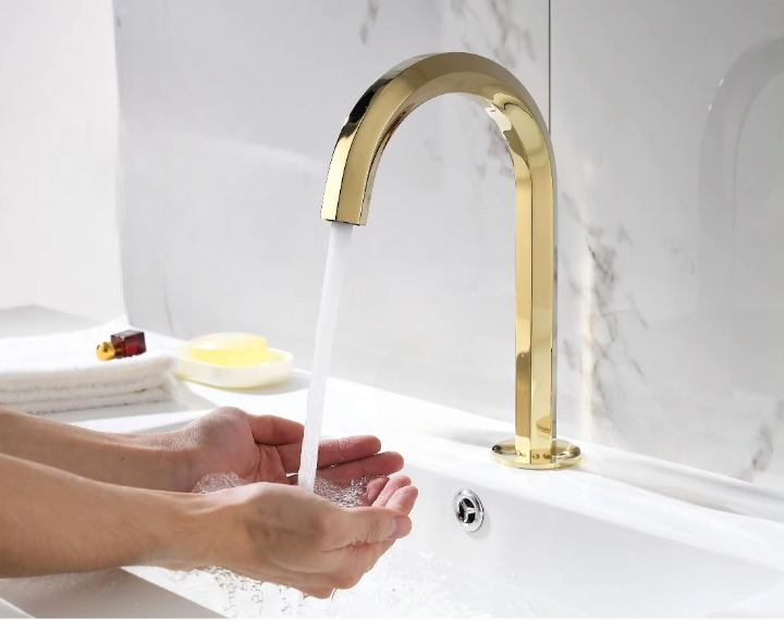 STF-006G Gold Touchless Faucet